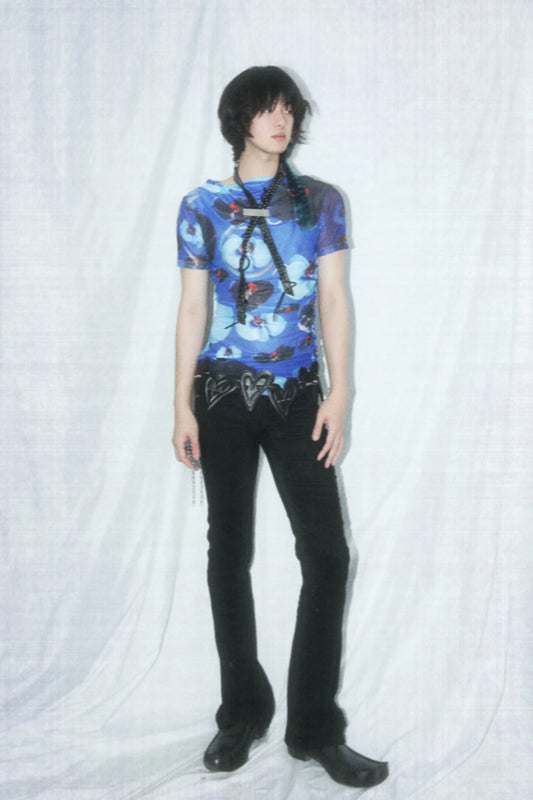 Mesh Top with Polyester and Spandex | Shoulder Width 39cm, Length 60cm
