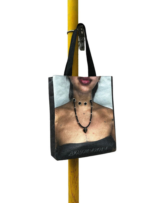 Original handmade portrait tote bag |width36cm|height 40cm(including the shoulder straps） )